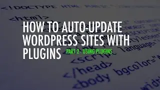 How to use WordPress auto-update features with jetpack plugin | Leon Angus