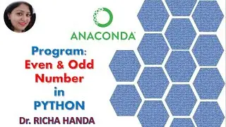 A Python program to identify even or odd number.