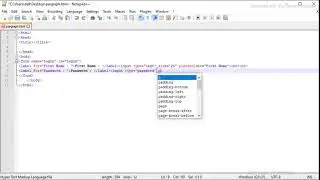 Password and Text area with properties in HTML in Hindi Step by Step