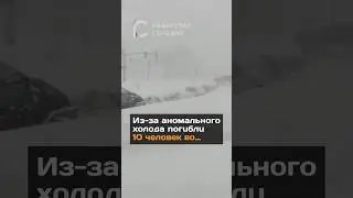 Из-за аномального холода погuбли 10 человек во…