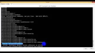 How to Configure Port Security on CISCO Switch, Part 2