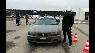 bmw e46 330ci drift on 333 track
