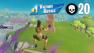 High Kill Solo Arena Win Smooth Gameplay Full Game | Fortnite Season 7 [4K 240 FPS]