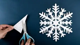 Paper Snowflakes #36 - How to make Snowflakes out of paper