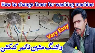 Washing Machine Timer Connections | how to fix timer