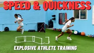 Athlete Training For Explosive Speed And Quickness | Develop Athlete Speed And Quickness