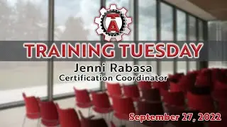 Training Tuesday - September 27, 2022