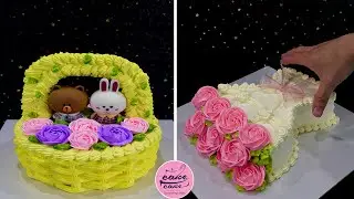 Birthday Cake Decorating Ideas Like A Bouquet of Love Roses