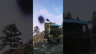 Опасный спуск SnowRunner 