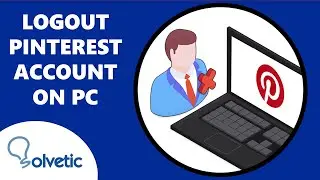 How to LOG OUT Pinterest ACCOUNT on  PC 🙍‍♂️❌