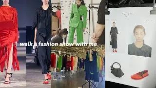WALKING MY FIRST RUNWAY SHOW OF 2022 vlog- Qasimi AW22 | Morgan Fernandez