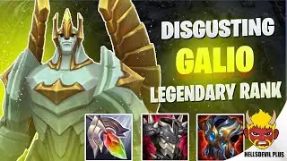 Support Galio Is Disgustingly Strong - Wild Rift HellsDevil Plus Gameplay