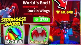 🗡️WORLD'S END SWORD IS SO BROKEN!! 1.5M+ DAMAGE!! (Sword Warriors Roblox)