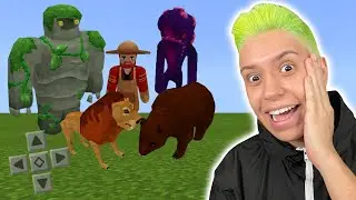 JOGUEI A CÓPIA DO MINECRAFT REALISTA COM MONSTROS ASSUSTADORES!!