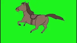 Horse Greenscreen Animation | 2022 | No Copyright