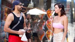 Awkwardly Eating Popsicles In Front Of Strangers..