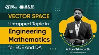 Vector Space Untapped Topics in Engineering Mathematics for ECE & DA | GATE, ESE & PSU's Exams