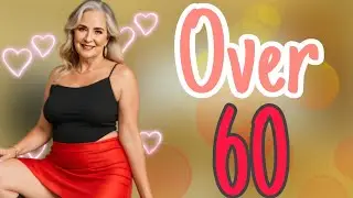 Natural Older Women Over 60 💄 Fashion Tips Review Part 128