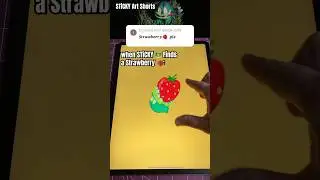 Normal vs STiCKY Finding a Strawberry in the infinity Art Gallery 