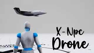 X - Game Animation Sample | Npc Drone