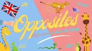 Adjectives and Opposite Words in English - ESL A1