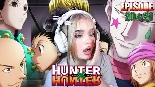 THINGS ARE GETTING WILD | Hunter x Hunter | Ep 20 & 21 Reaction