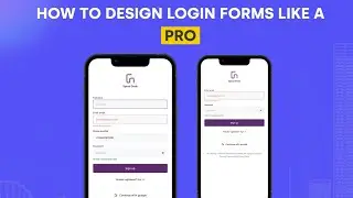 How to create a login form like a pro in figma
