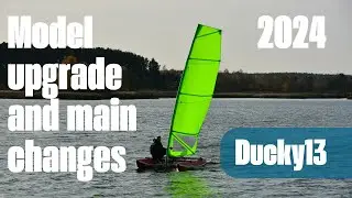 Inflatable sailing catamaran Ducky13 / Model upgrade in 2024 / Надувний вітрильний катамаран