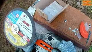 Насадка болгарка на бензопилу Stihl ms180. Первые впечатление.