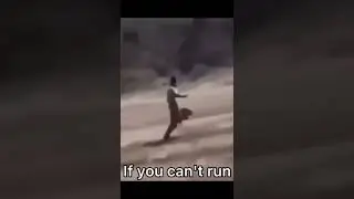 if you cant fly, run.. #shorts #viral