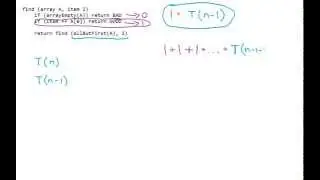 Recursion, Recurrence Relations, and Complexity (Big O)