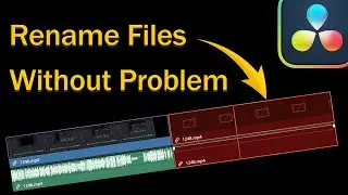 How to Rename Files While Editing Without Problem in DaVinci