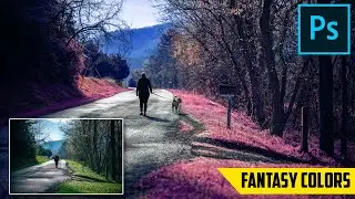 How to Create Photoshop Fantasy Colors Effect with Channel Mixer - Tutorial