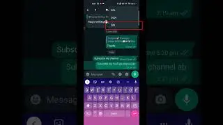How To Edit WhatsApp Messages | WhatsApp Edit Message | WhatsApp New Update