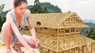 DIY - Working alone: Alone Building A Wooden Cabin In The Woods In 15 Days For $3,000.[TIMELAPSE]