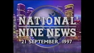 National Nine News Queensland - Partial (21.9.1997)