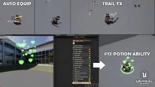 Unreal Engine #12 - Sword Trail FX, Auto Equip Items and Potion Ability with Gameplay Ability System