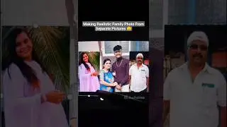 Adding Dad and daughter In Family Group Photo 😥 He Is No More 