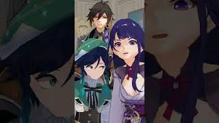 Raiden & Venti & Zhong Li||Genshin Impact