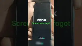all infinix pattern lock forgot 💻❎