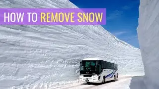 HOW TO REMOVE SNOW.  Experience of different countries