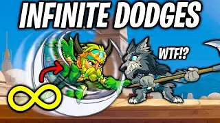 I Modded Infinite Dodges In Brawlhalla..