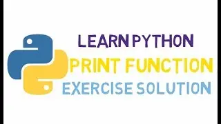 #4 Python Tutorial | Python Exercises for Beginners | Print Exercise Solution  (HINDI)