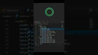 Loading Animation using CSS ⚡| CSS Shorts for beginners #ytshorts #css #webdevelopment #cssanimation
