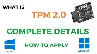 How to Enable TPM in Laptop or PC Bios | How to Reset TPM 2.0 in Windows 11 HP Laptop