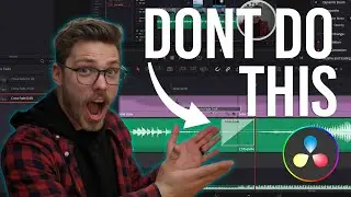 How you should be adding transitions to your audio in DaVinci Resolve!