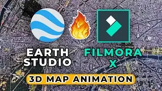 Map Animation in FILMORA X (Like AE) | Custom Map Animation in Filmora X
