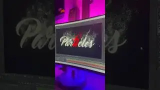 After Effects Particles Text Animation 