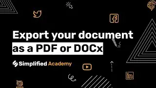 Export your AI text document in PDF or DOCX