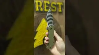 Нож ZT 0350OLTS Tiger Stripe сталь Magnacut рукоять OD Green G10